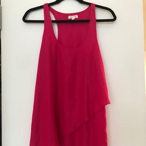 Silence and Noise Hot Pink Dress